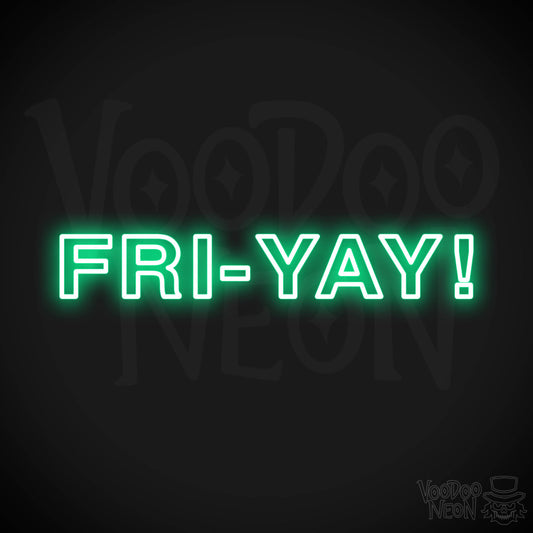 Fri-Yay LED Neon - Green