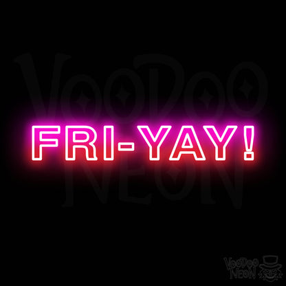 Fri-Yay LED Neon - Multi-Color