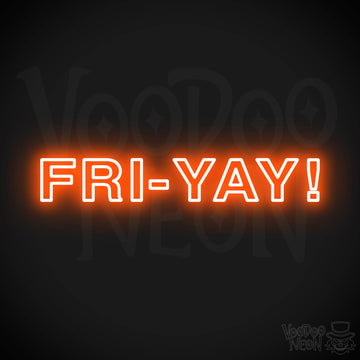 Fri-Yay LED Neon - Orange