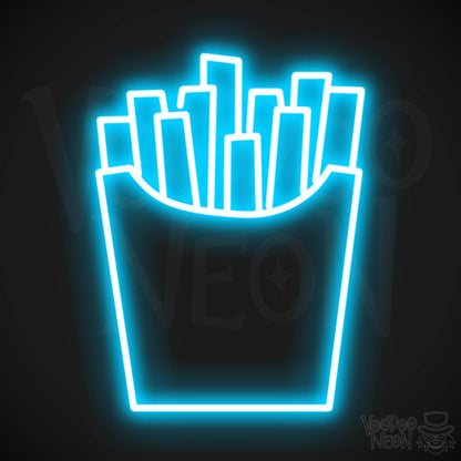 Fries 2 LED Neon - Dark Blue