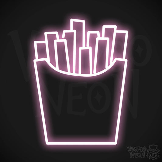 Fries 2 LED Neon - Light Pink