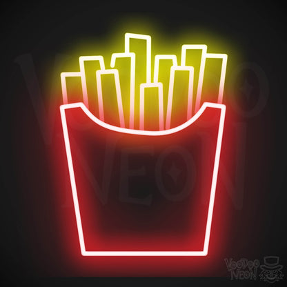 Fries 2 LED Neon - Multi-Color