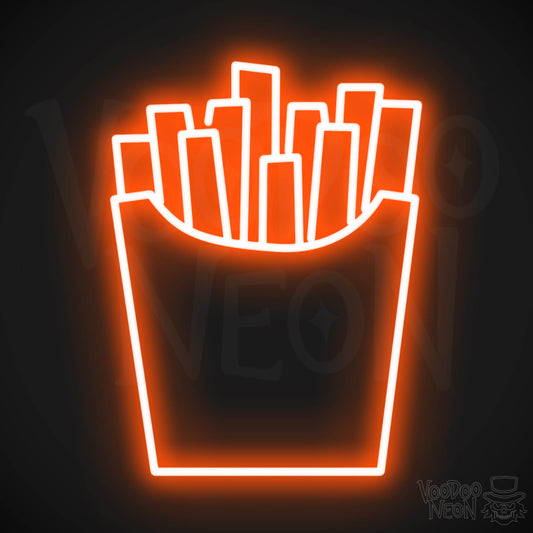 Fries 2 LED Neon - Orange