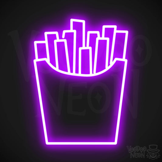 Fries 2 LED Neon - Purple