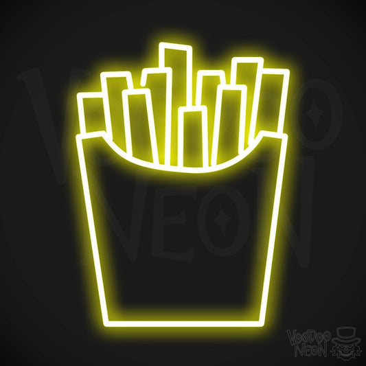 Fries 2 LED Neon - Yellow