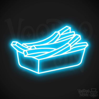 Fries 3 LED Neon - Dark Blue