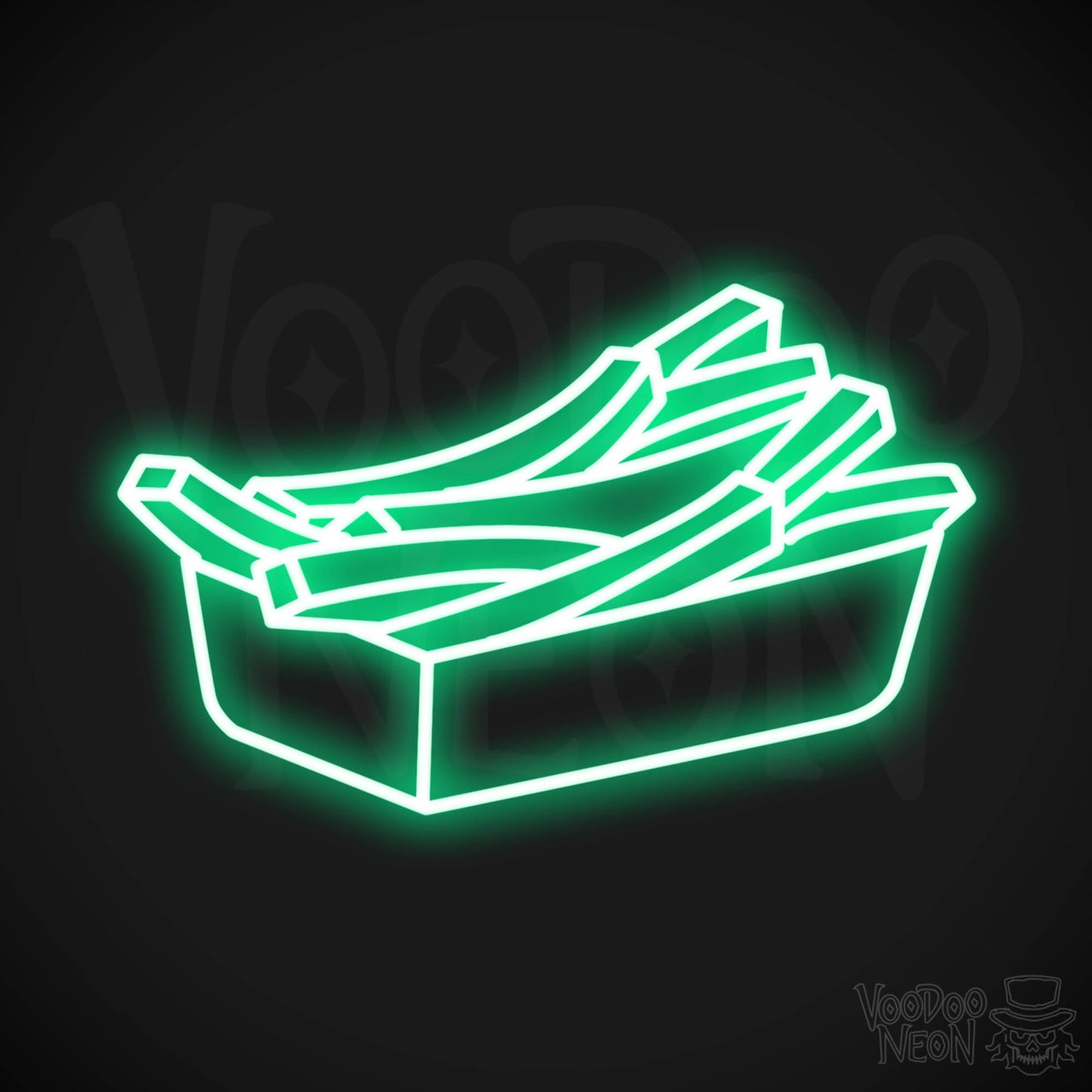 Fries 3 LED Neon - Green
