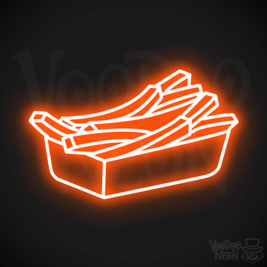Fries 3 LED Neon - Orange