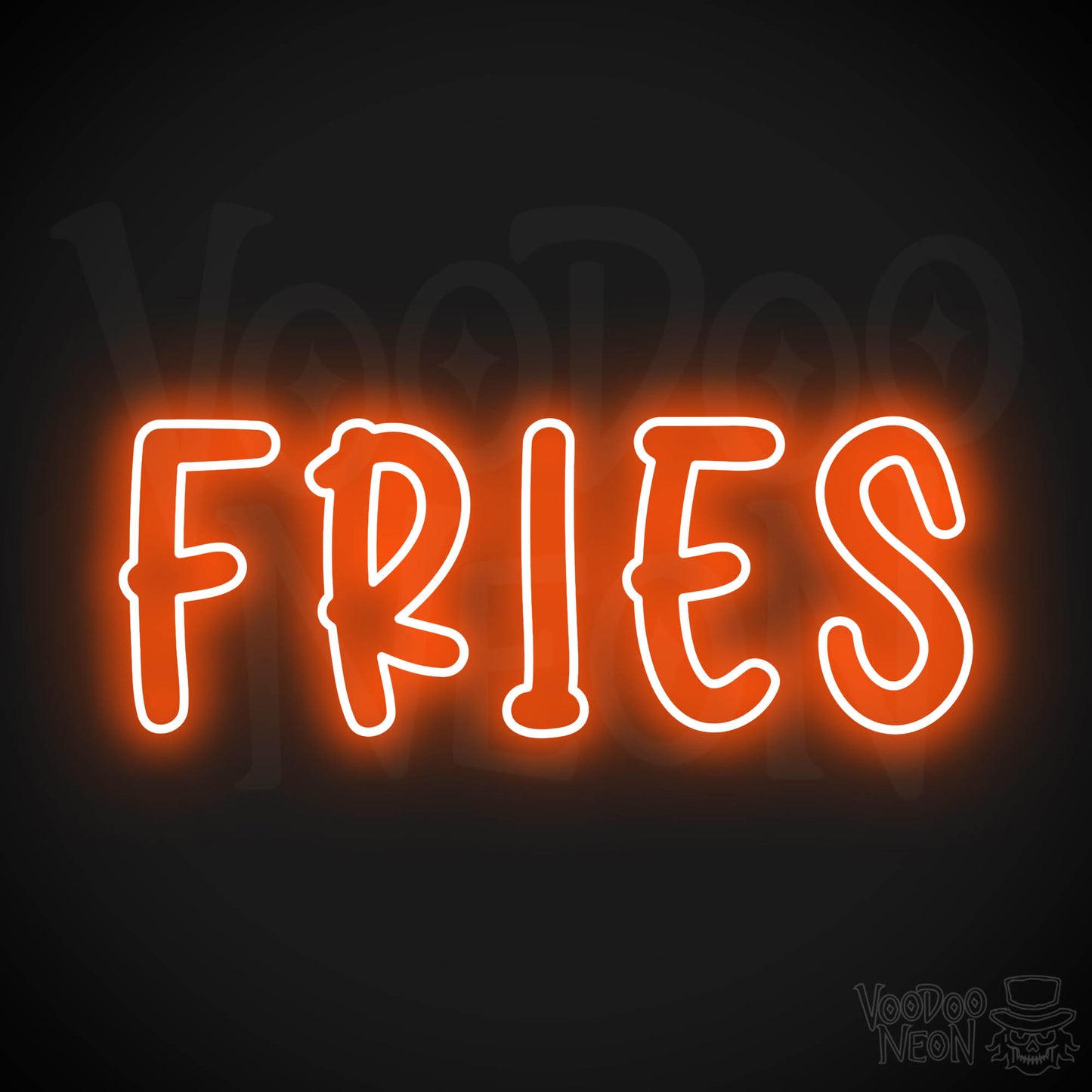 Fries LED Neon - Orange