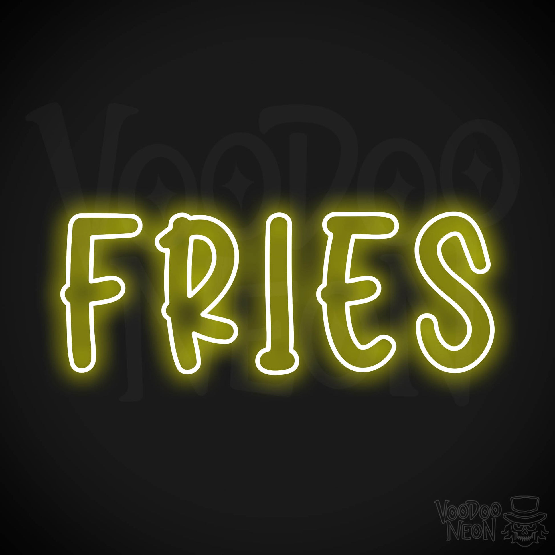 Fries LED Neon - Yellow