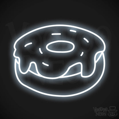 Frosted Donut LED Neon - Cool White