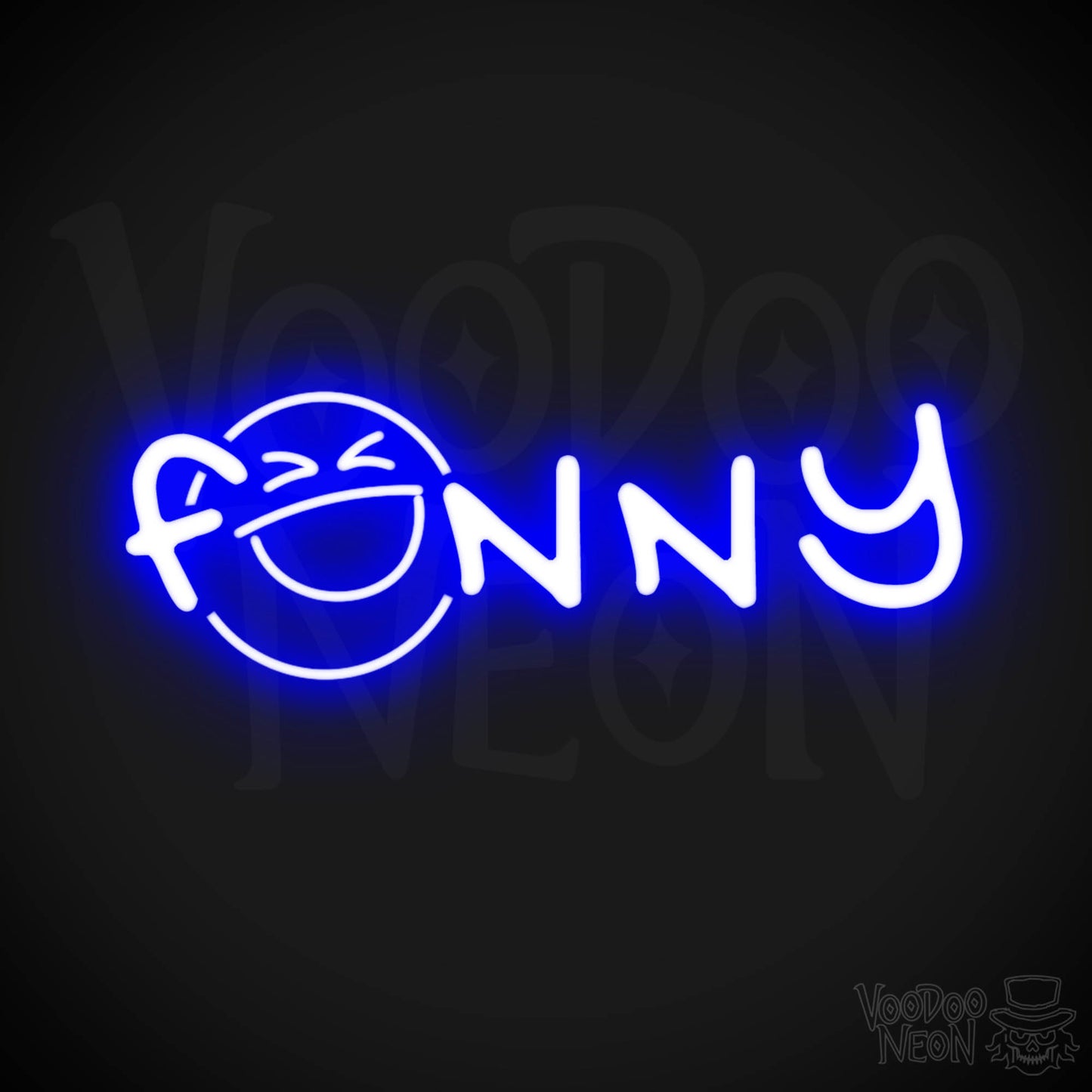 Funny Neon Sign - Neon Funny Sign - Word Sign - Color Dark Blue