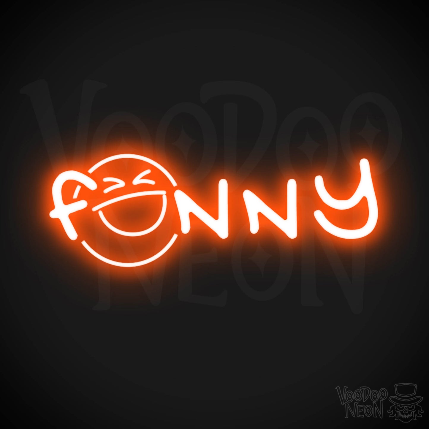 Funny Neon Sign - Neon Funny Sign - Word Sign - Color Orange
