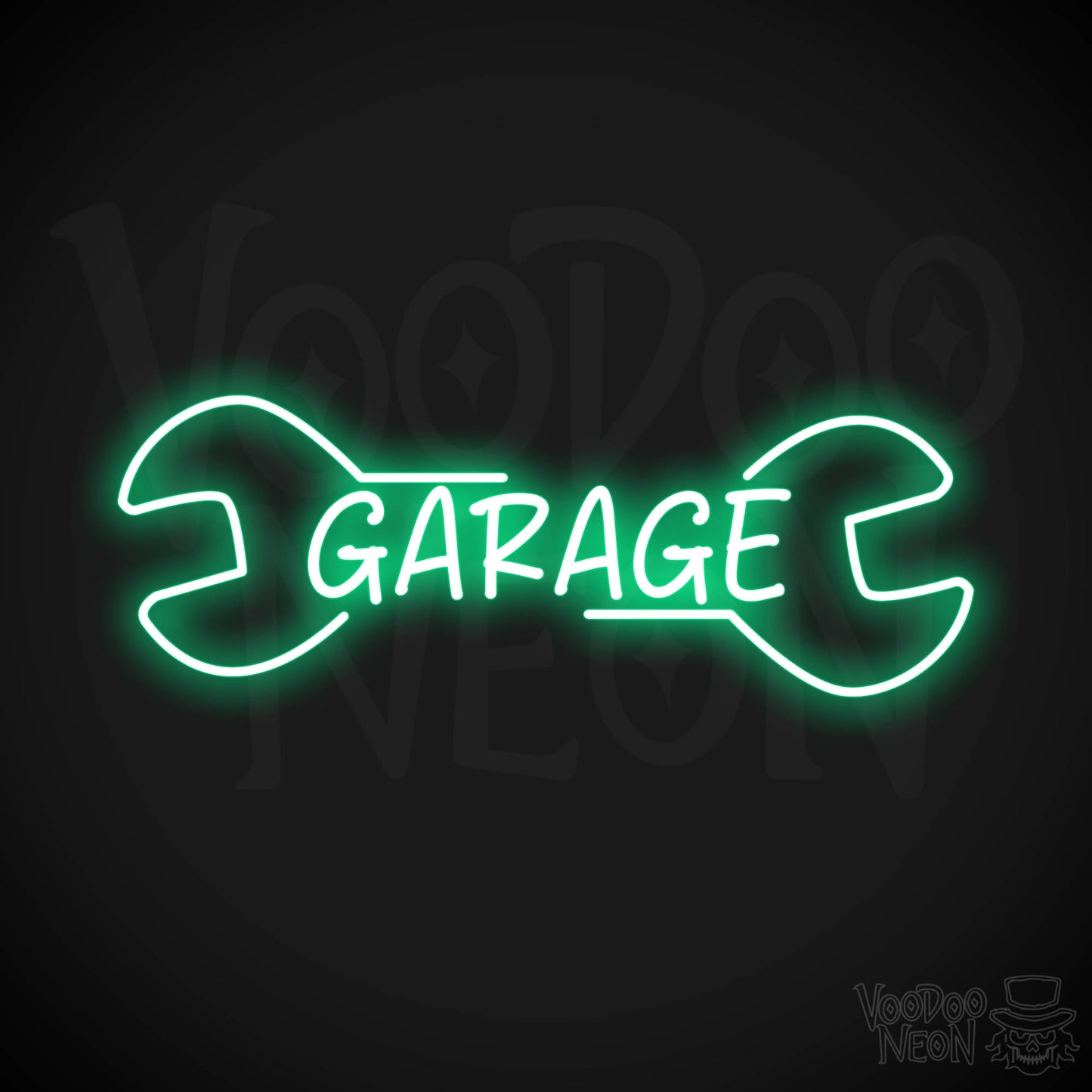 Garage Neon Sign - Green