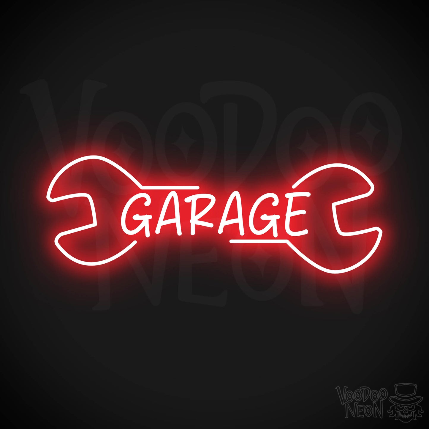 Garage Neon Sign - Red