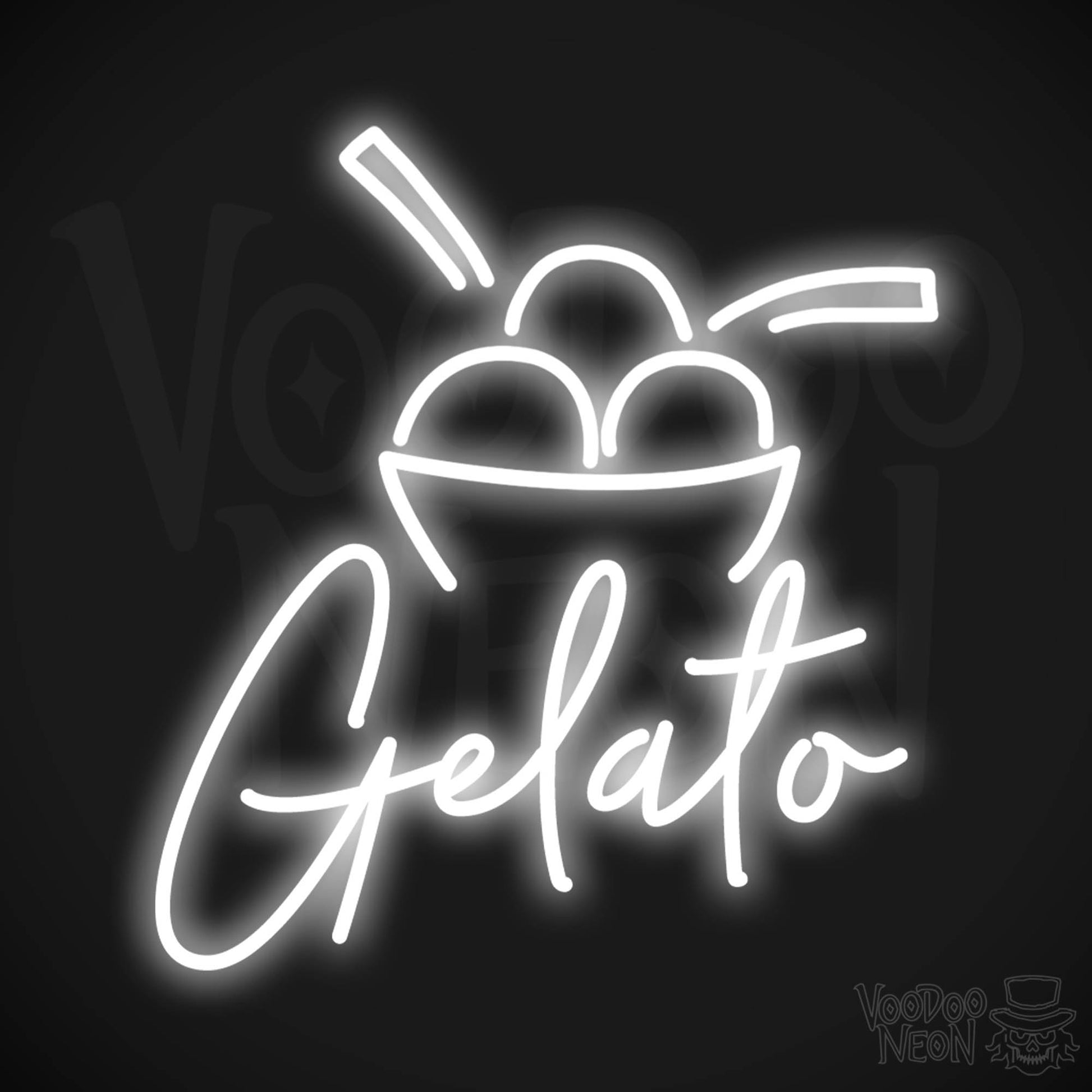 Gelato LED Neon - White