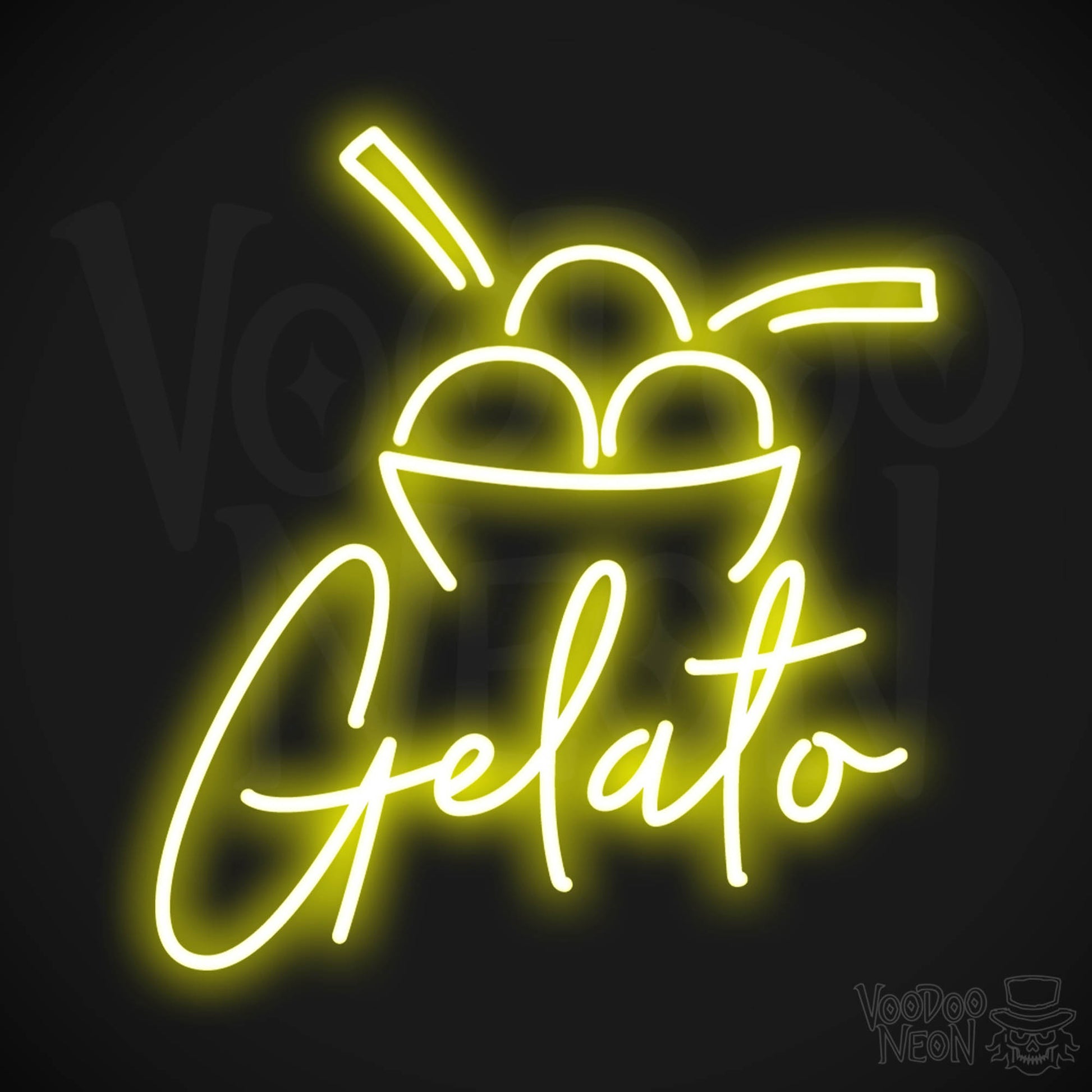 Gelato LED Neon - Yellow