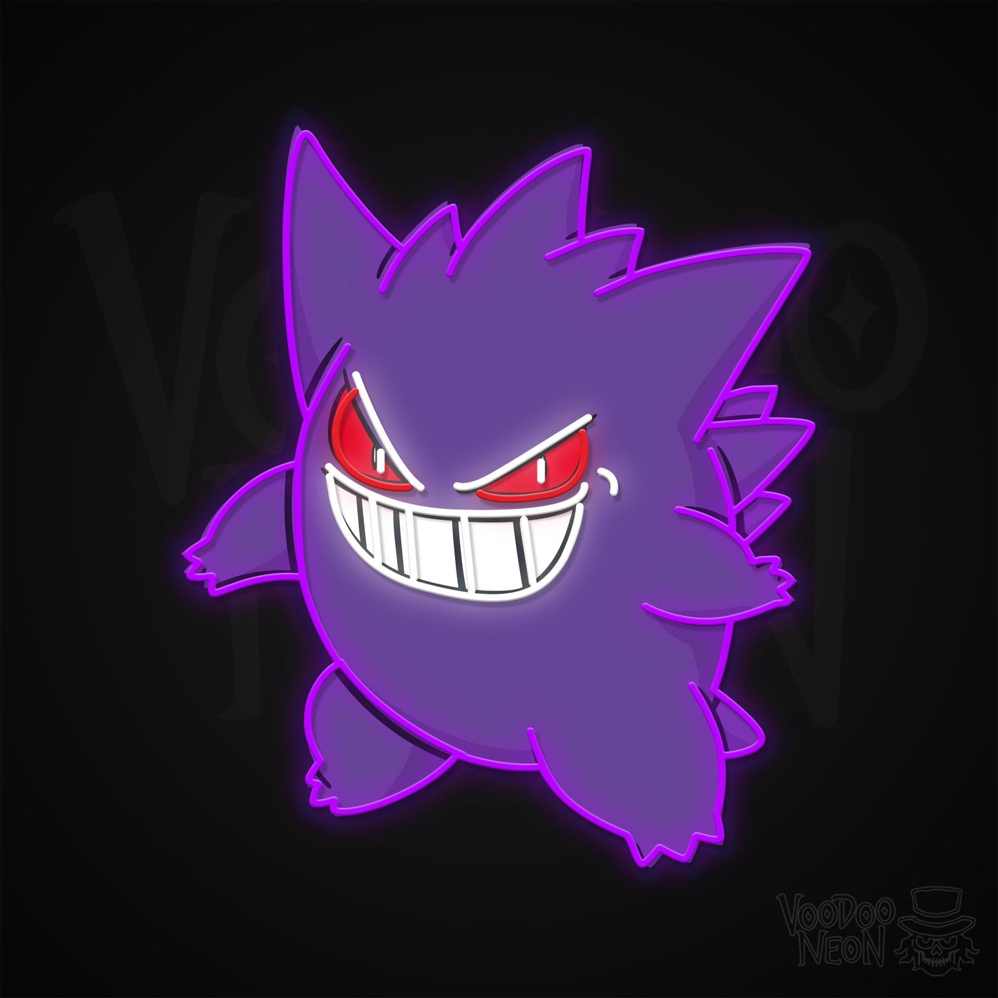 Gengar Neon Sign - Multi-Color - Blackwall