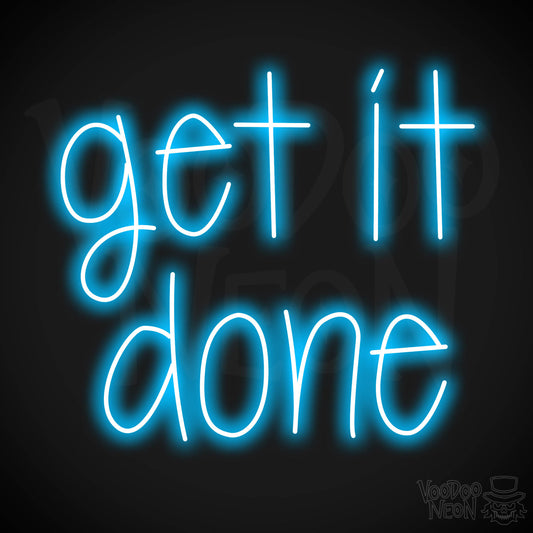 Get It Done LED Neon - Dark Blue