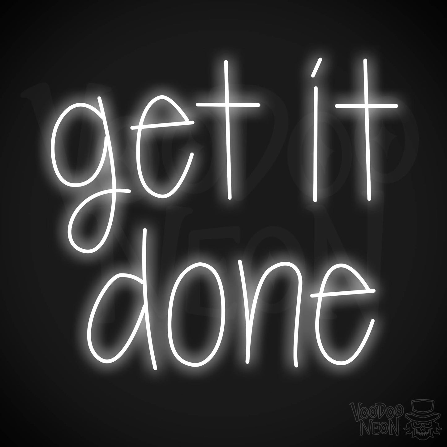 Get It Done LED Neon - White