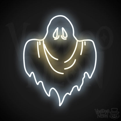 Ghost Neon Sign - Neon Ghost Wall Art - LED Sign - Color Multi-Color