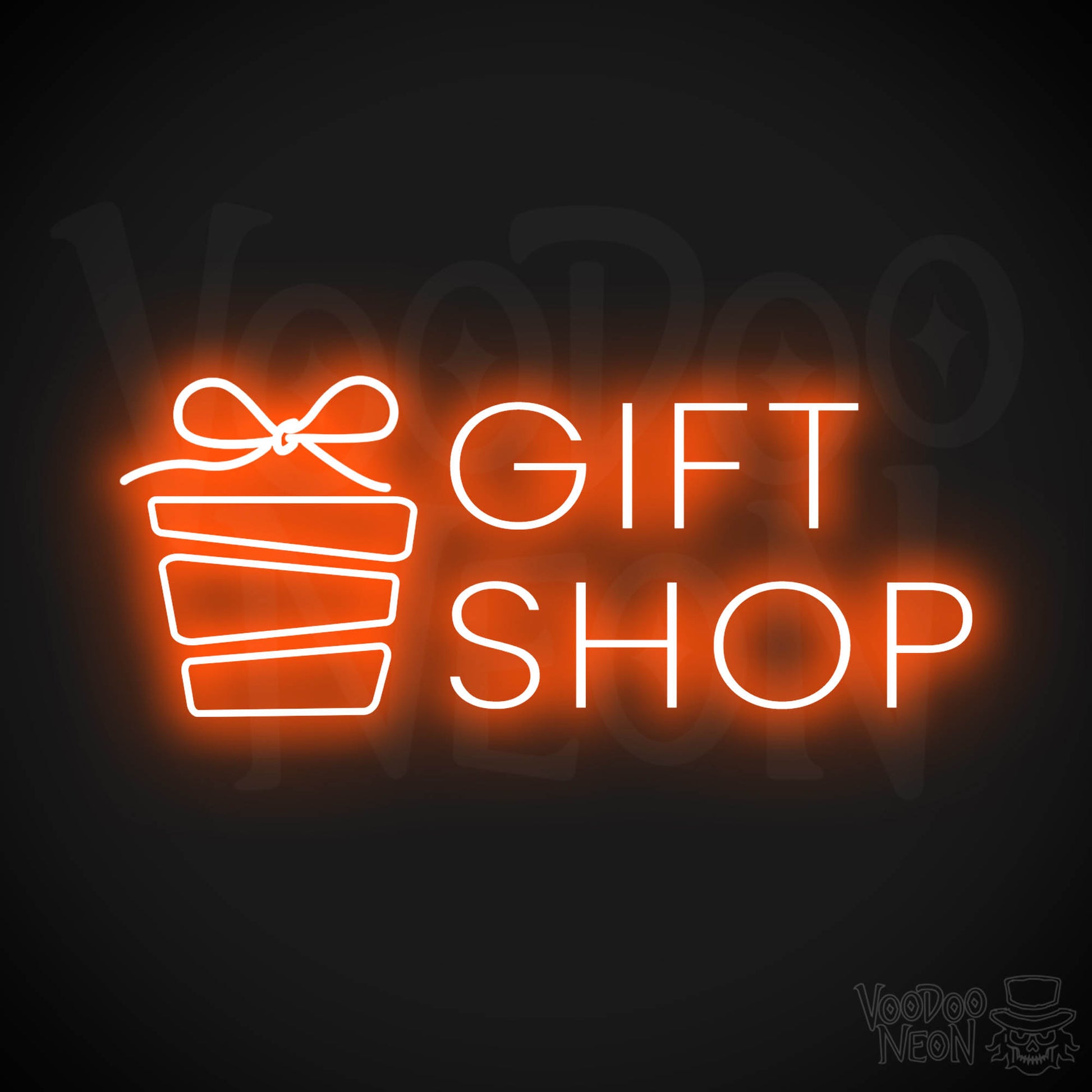 Gift Shop LED Neon - Orange