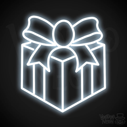 Gifts Neon Sign - Neon Gifts Sign - Wall Art - Color Cool White