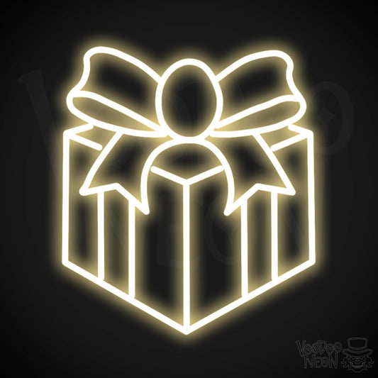 Gifts Neon Sign - Neon Gifts Sign - Wall Art - Color Warm White