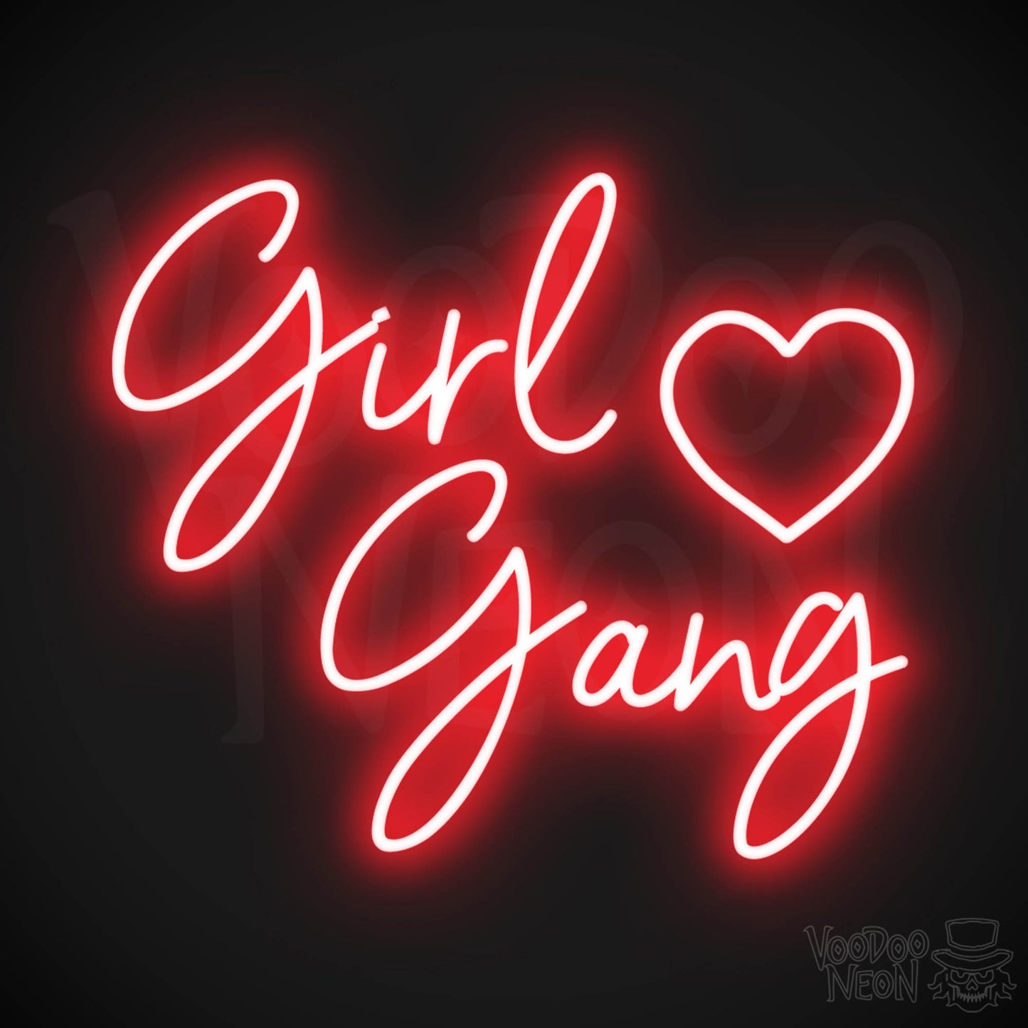 Girl Gang LED Neon - Red