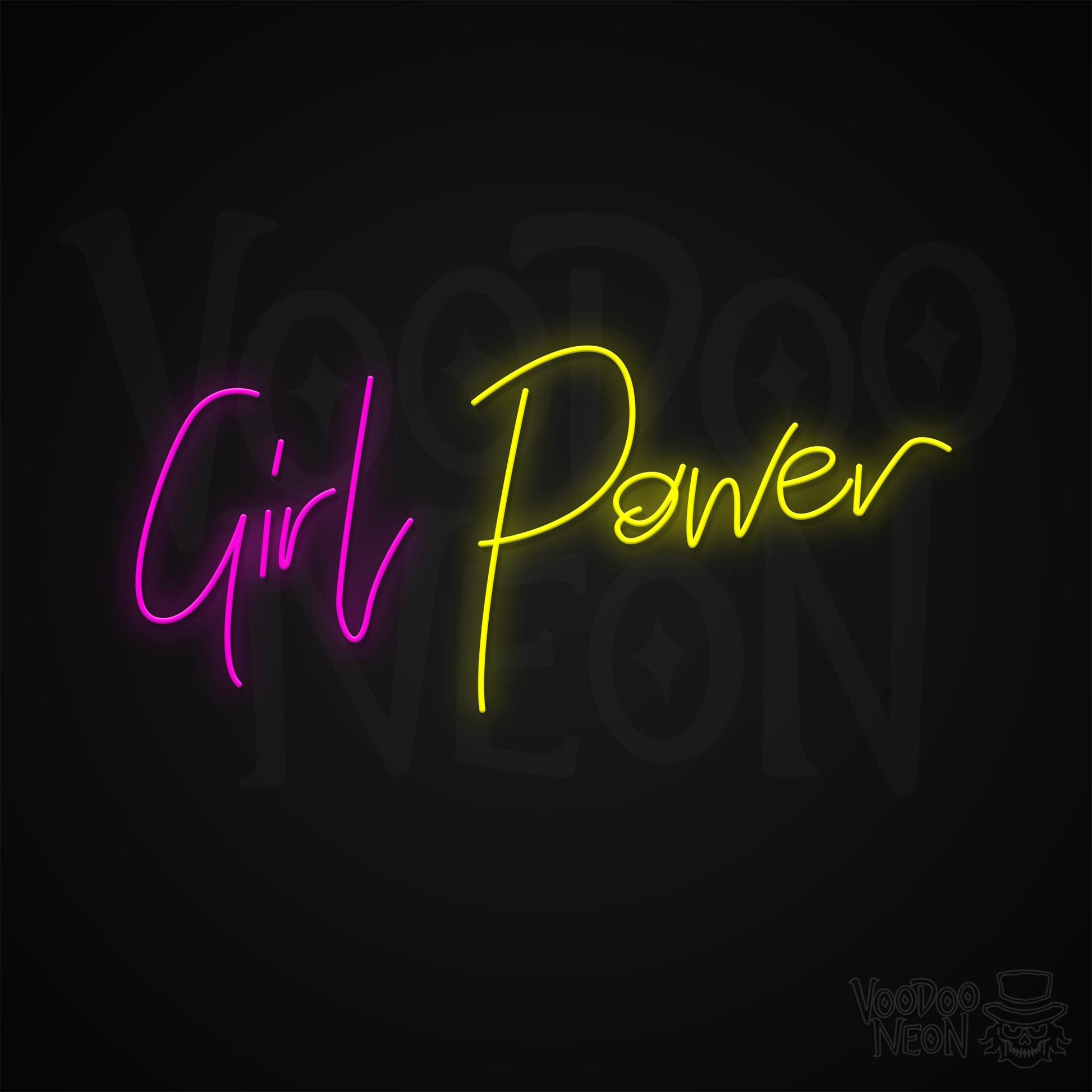 Girl Power Neon Sign - Multi-Color