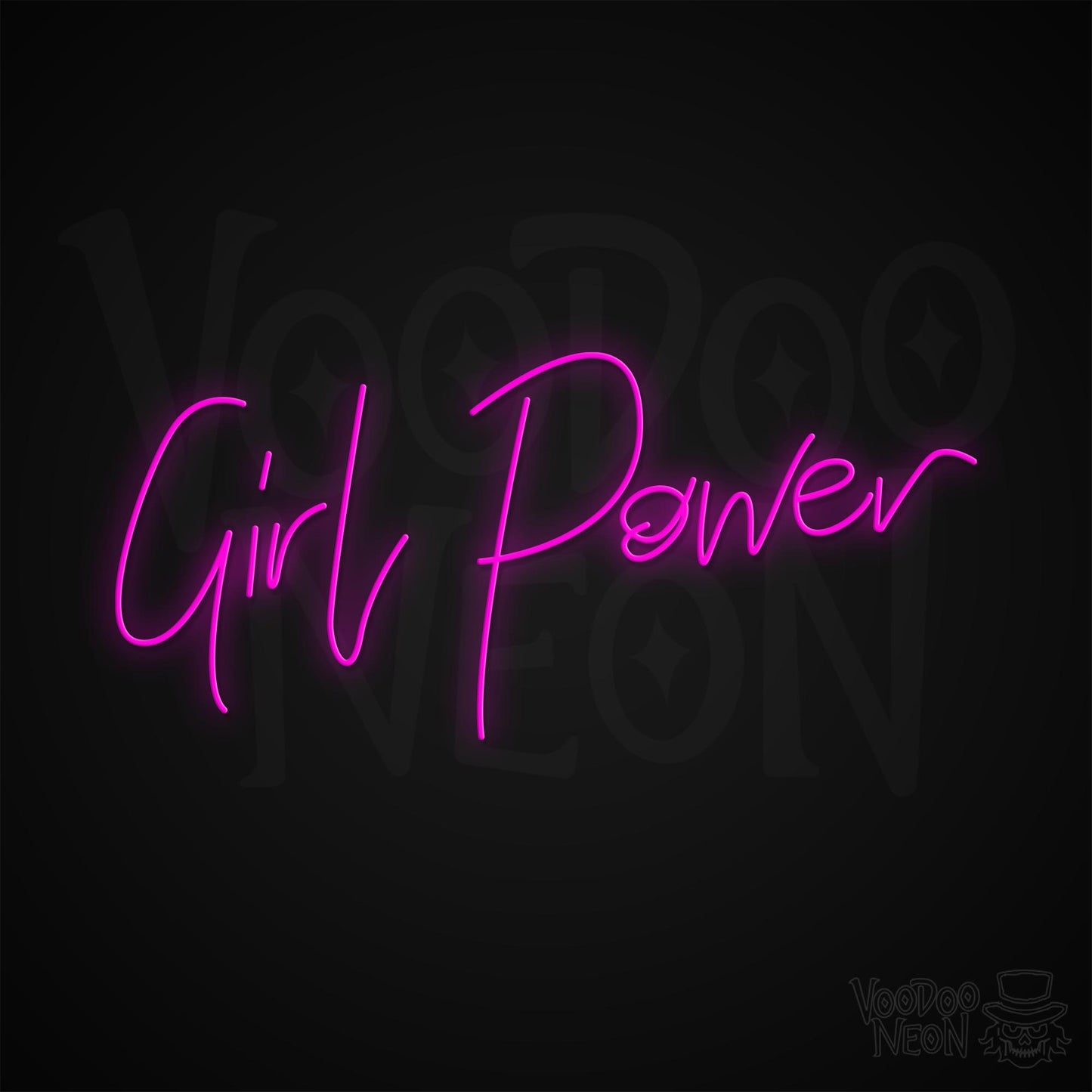 Girl Power Neon Sign - Pink