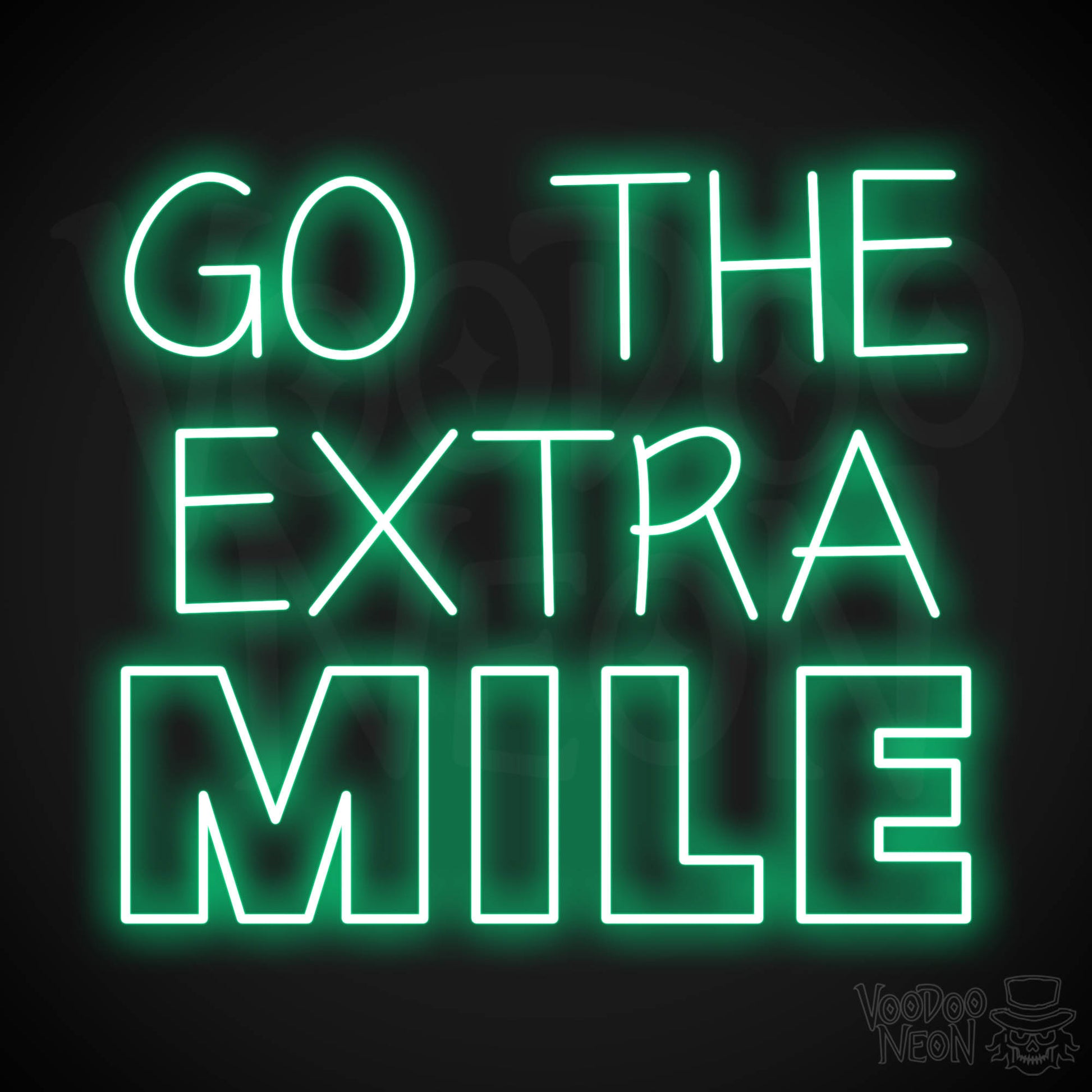 Go The Extra Mile LED Neon - Green