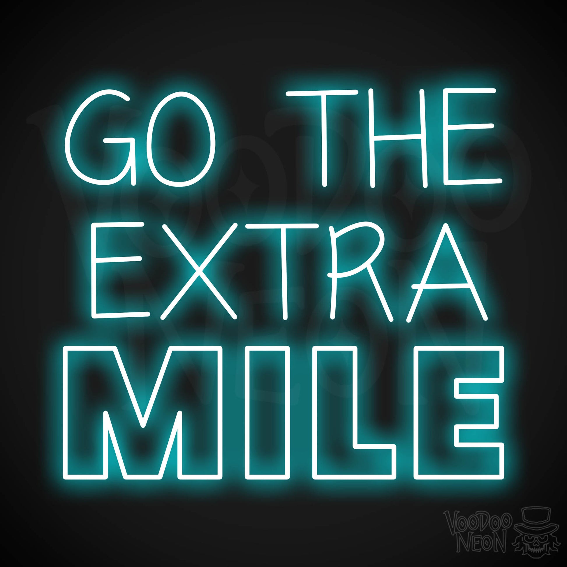 Go The Extra Mile LED Neon - Ice Blue
