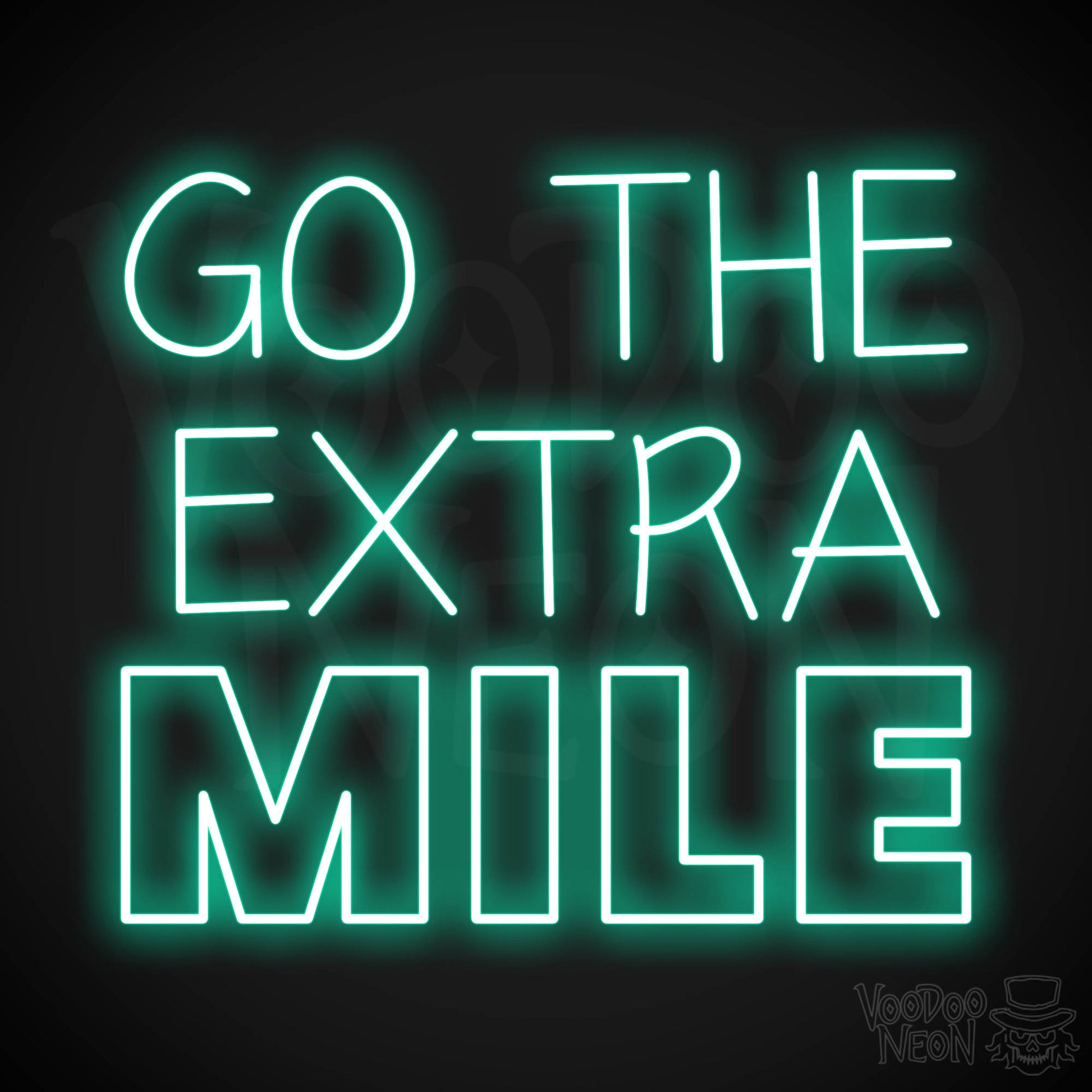 Go The Extra Mile LED Neon - Light Green