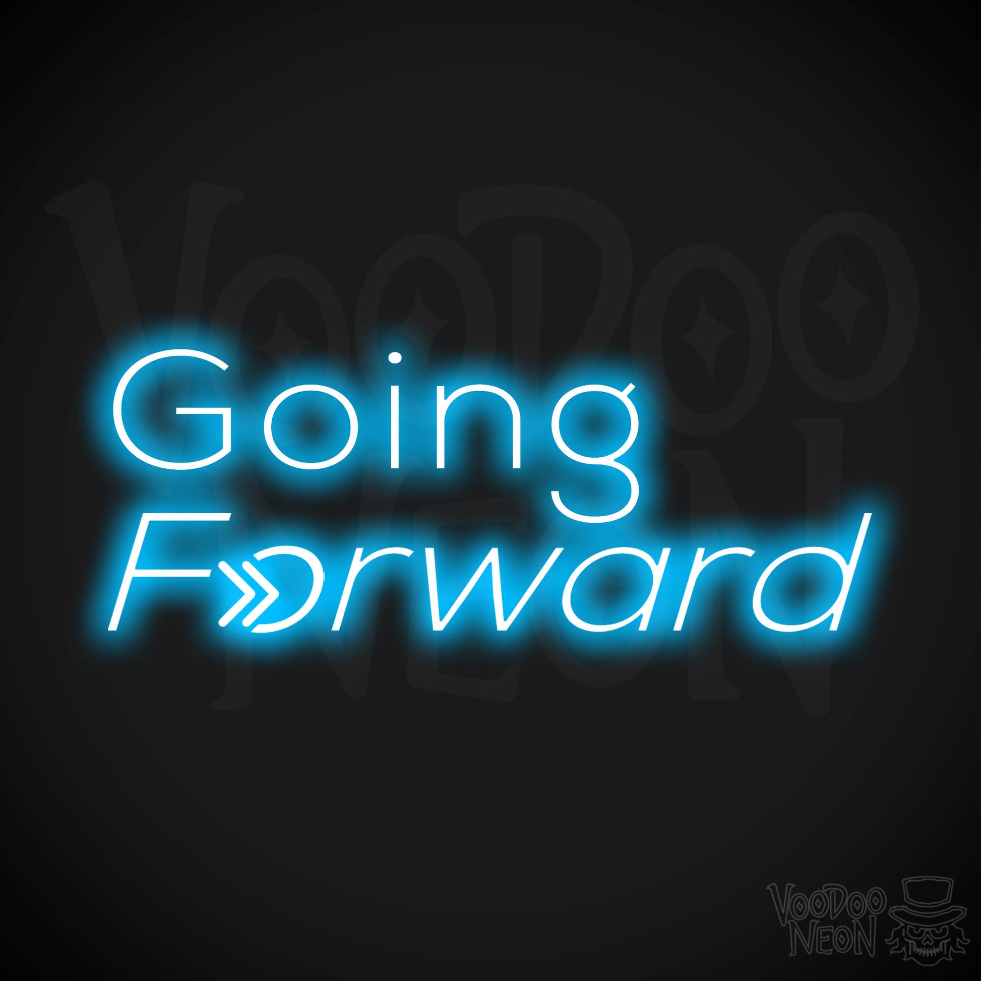 Going Forward LED Neon - Dark Blue