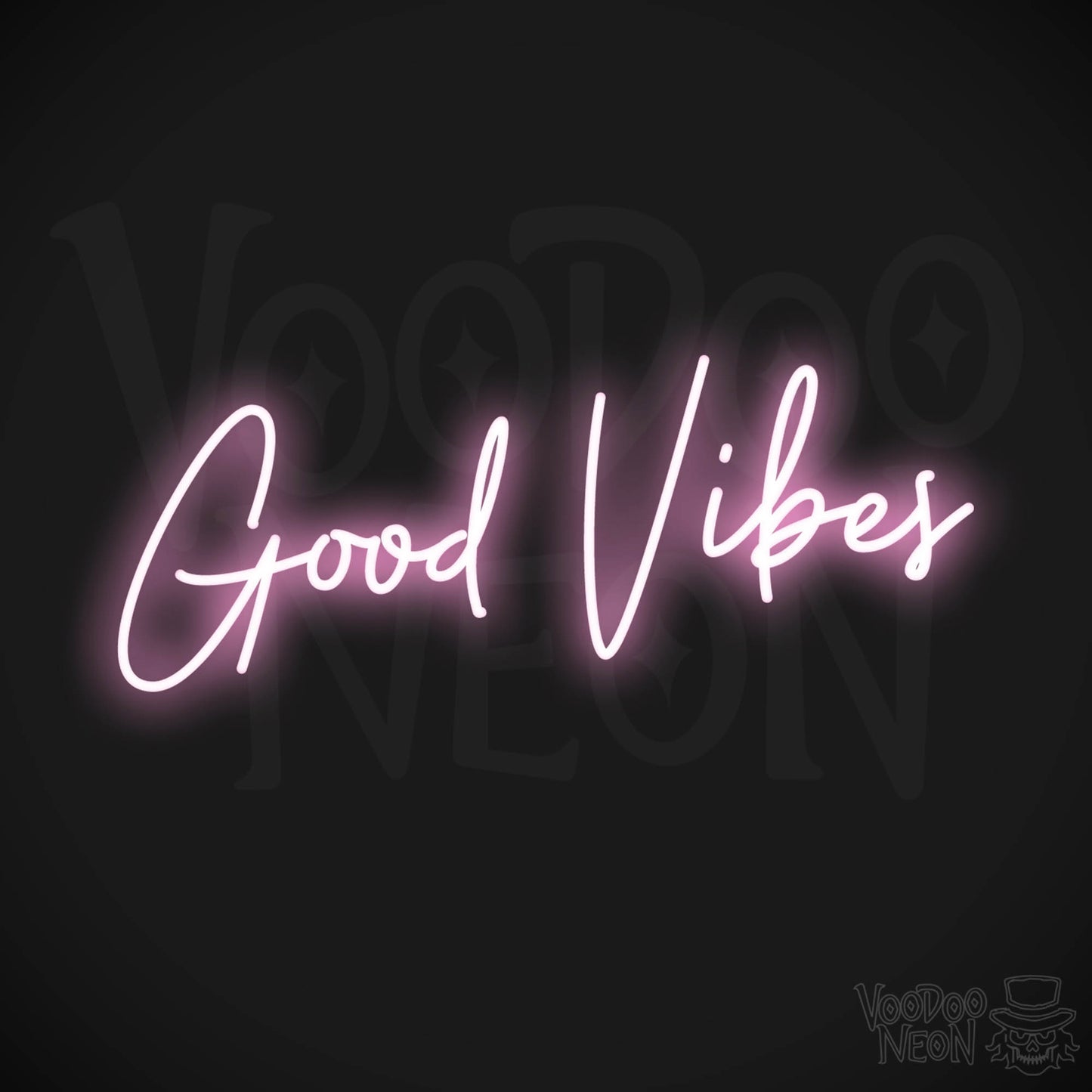 Good Vibes LED Neon - Light Pink