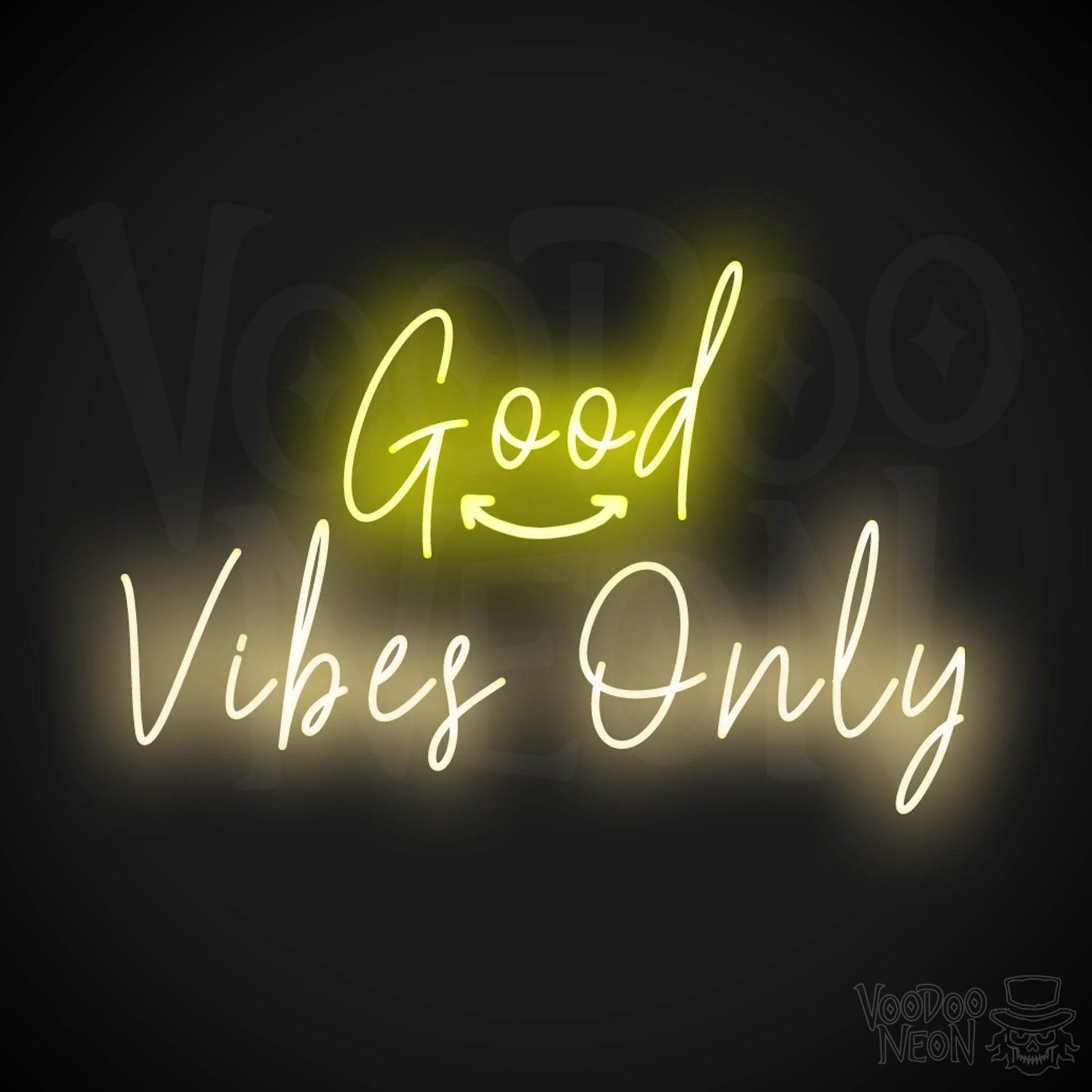 Good Vibes Only Neon Sign - Good Vibes Only Sign - LED Sign - Color Multi-Color