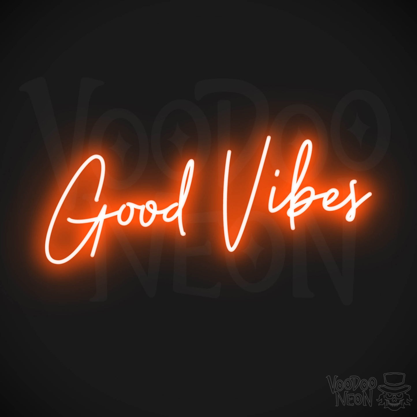 Good Vibes LED Neon - Orange