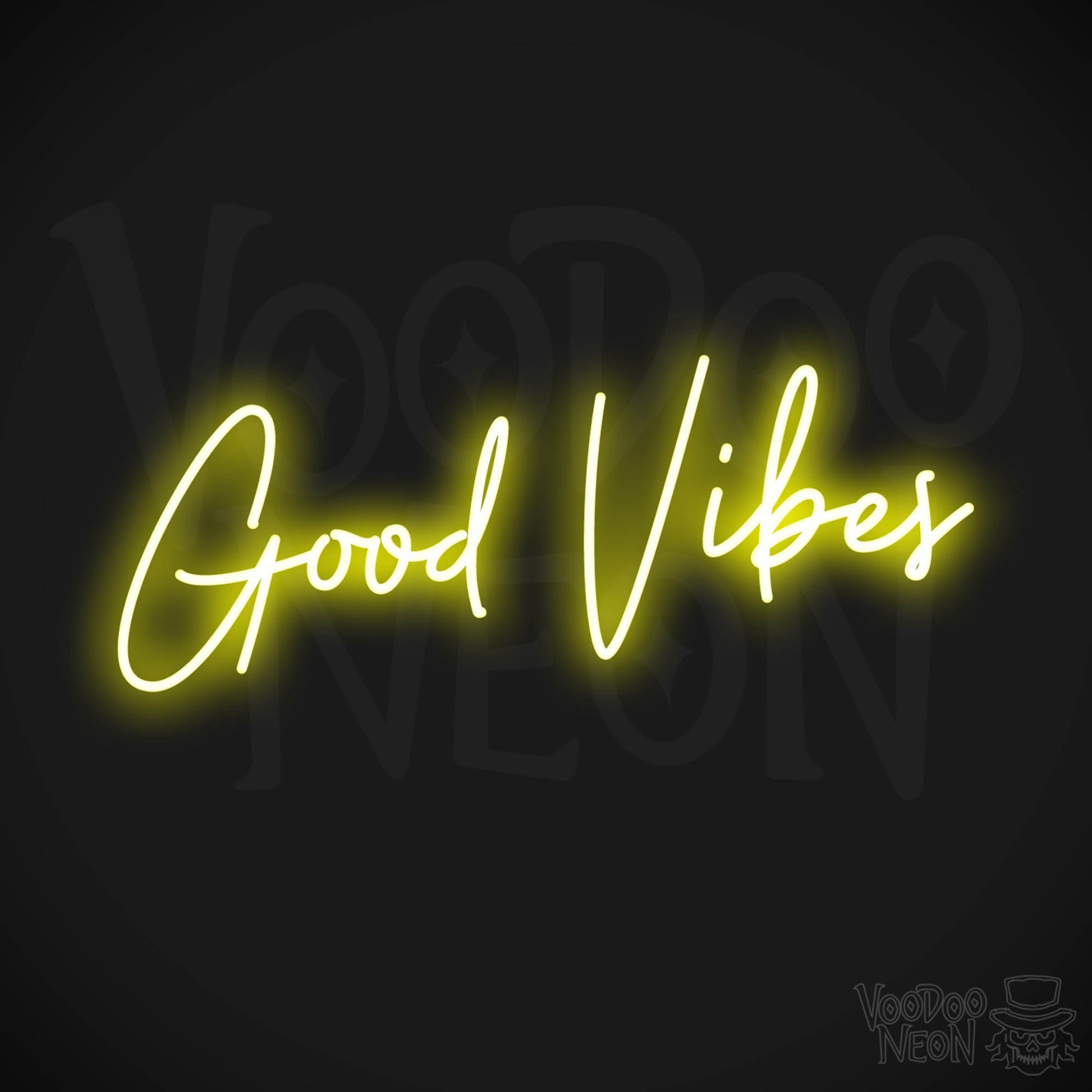 Good Vibes LED Neon - Yellow