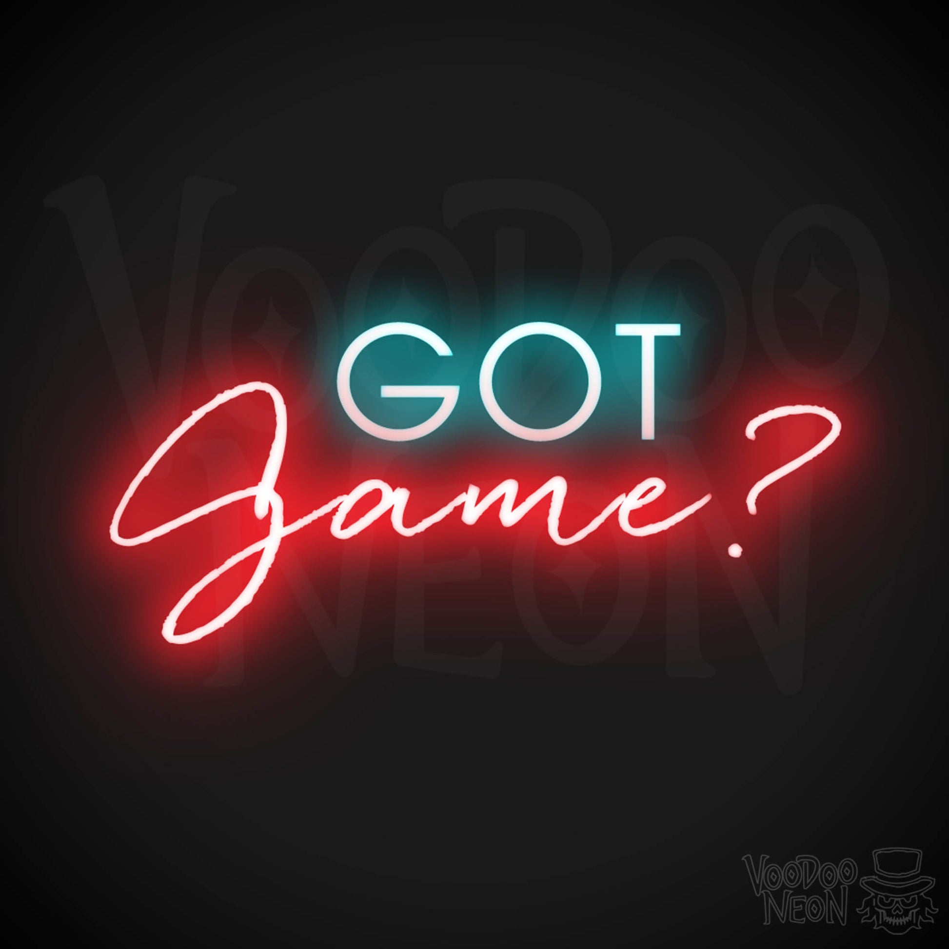 Got Game Neon Sign - Neon Got Game Sign - Color Multi-Color