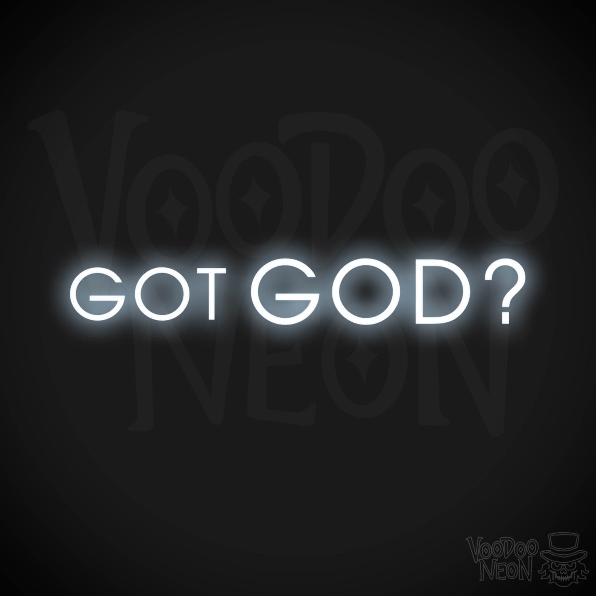 Got God Neon Sign - Neon Got God Sign - Neon God Sign - LED Wall Art - Color Cool White