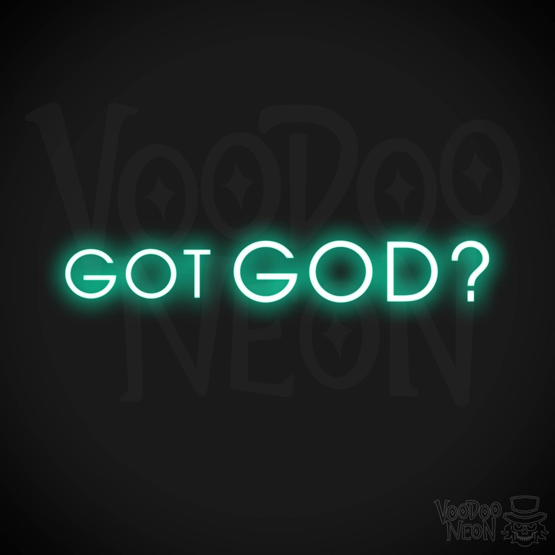 Got God Neon Sign - Neon Got God Sign - Neon God Sign - LED Wall Art - Color Light Green