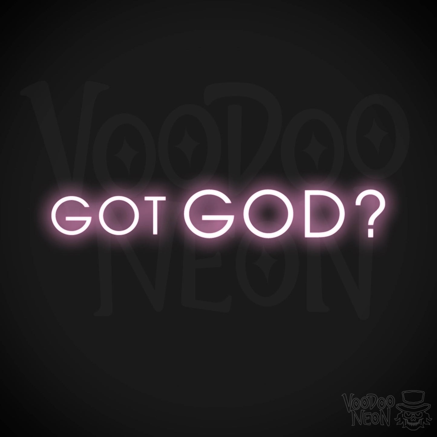Got God Neon Sign - Neon Got God Sign - Neon God Sign - LED Wall Art - Color Light Pink