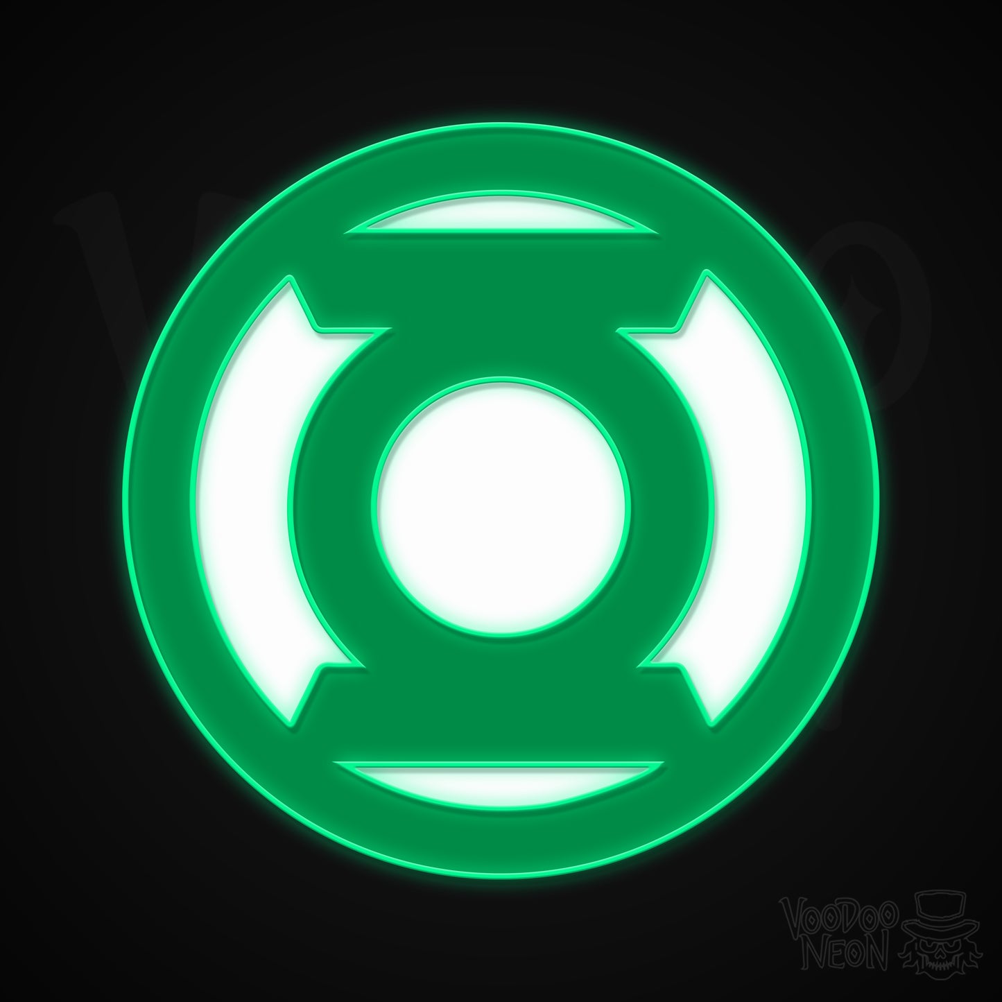 Green Lantern Neon Sign - Multi-Color