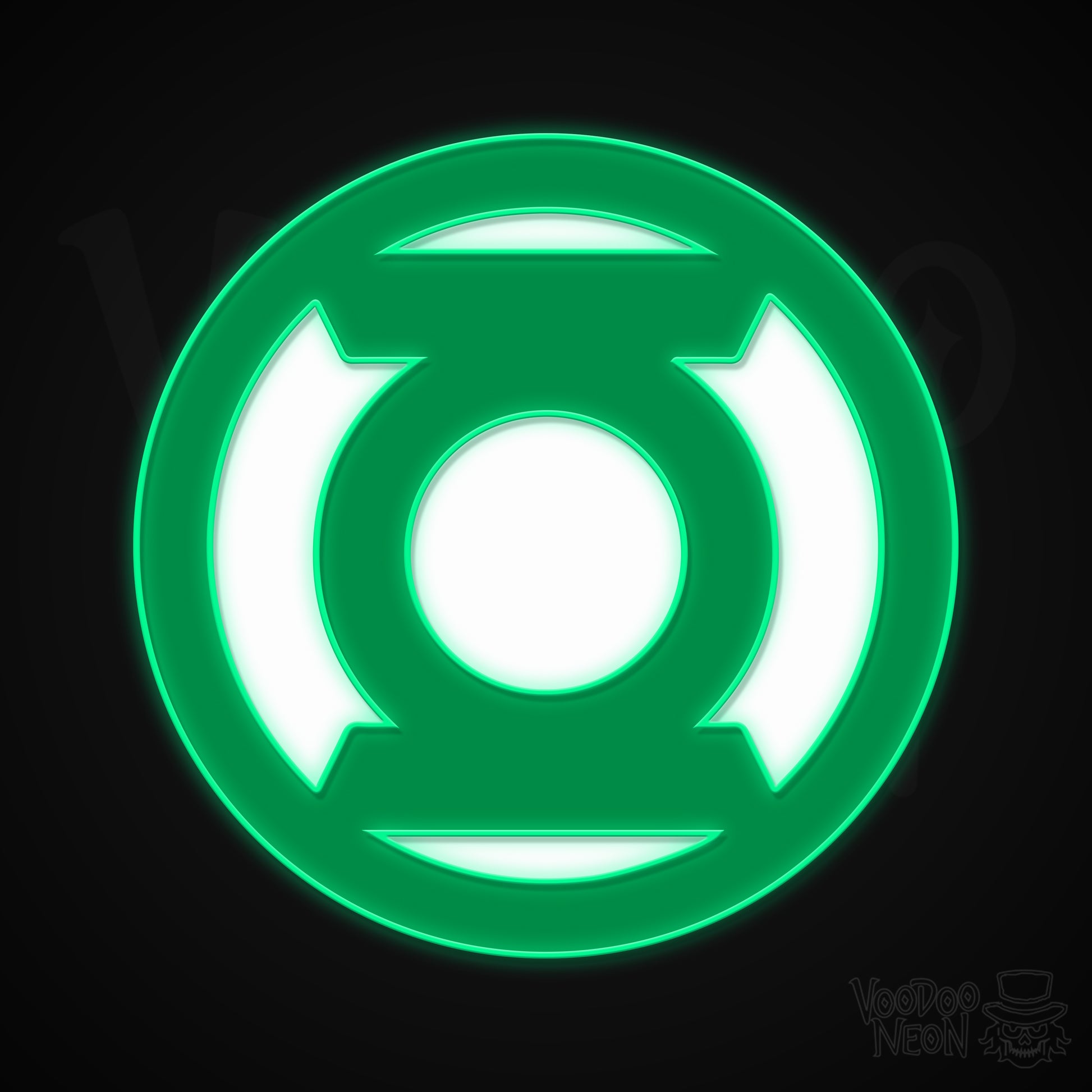 Green Lantern Neon Sign - Multi-Color