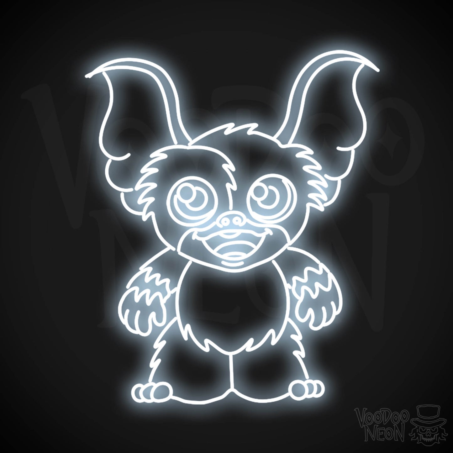 Gremlins Neon Sign - Neon Gremlins Sign - Decor - Wall Art - Color Cool White