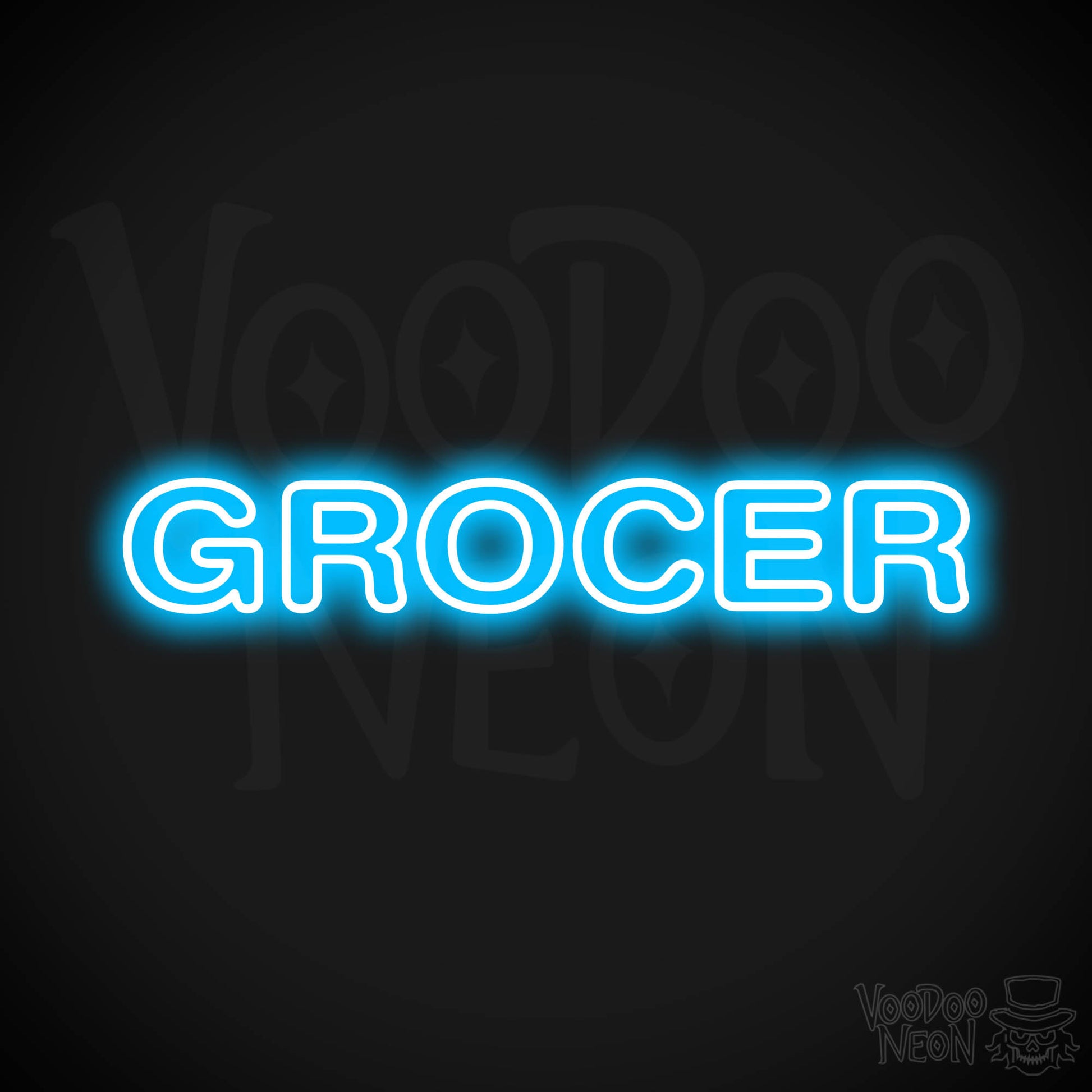Grocer LED Neon - Dark Blue