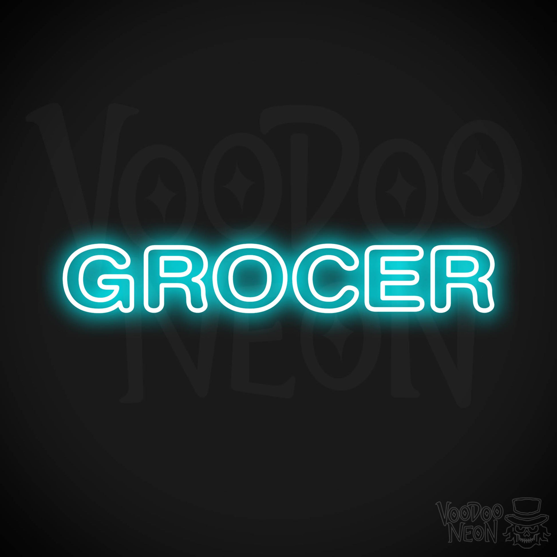 Grocer LED Neon - Ice Blue