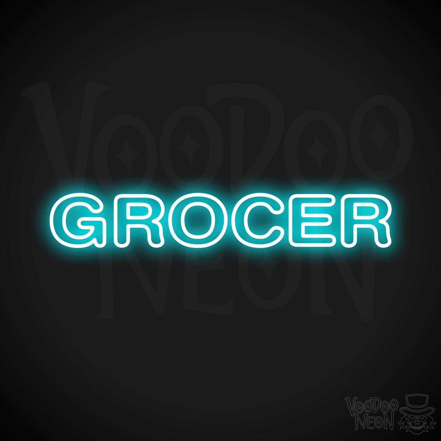 Grocer LED Neon - Ice Blue
