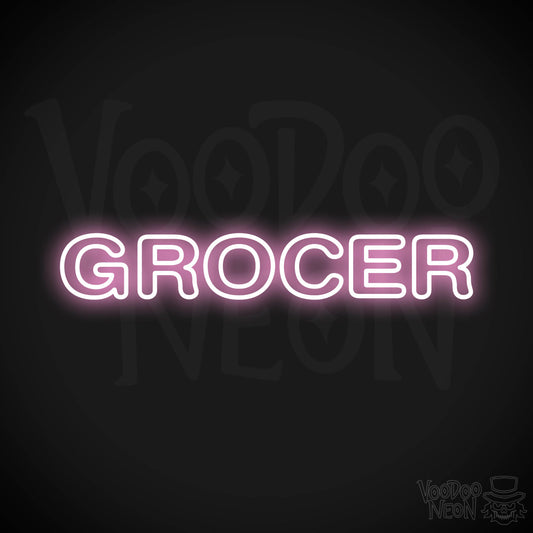 Grocer LED Neon - Light Pink